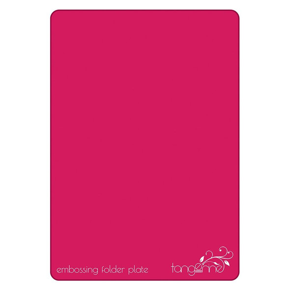 OakridgeStores.com | Tonic Studios - Raspberry - Tangerine Die Cutting Machine Embossing Folder Plate - 146E 841079101461