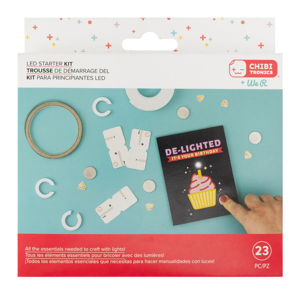 OakridgeStores.com | We R Makers - Chibitronics Mini Starter Kit - LED Circuit Stickers & Tapes - 60000227 633356619215