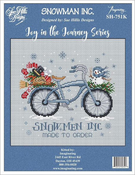 OakridgeStores.com | Imaginating - Snowmen Inc. - Counted Cross Stitch Kit - SH-751K 718915707517