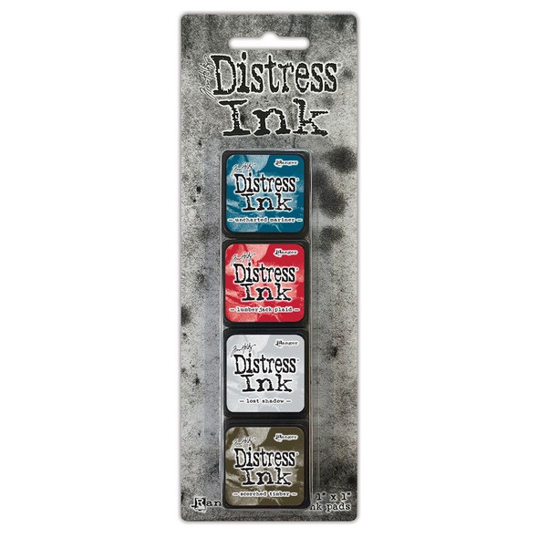 OakridgeStores.com | Tim Holtz - Ranger - Kit 18 - Distress Mini Ink Pads - 4 Pack - TDPK82002