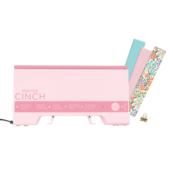 OakridgeStores.com | We R Makers - Thermal Cinch Binding Machine - Pink, US Plug - 60000802 718813147361