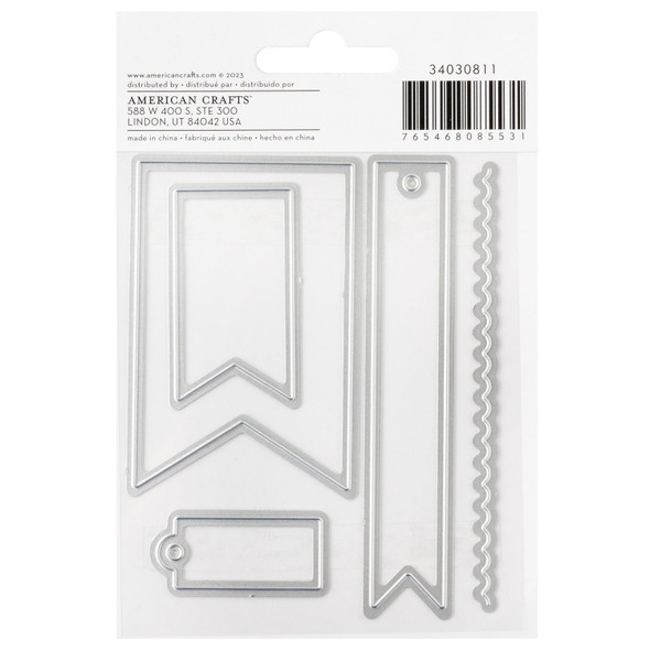 OakridgeStores.com | Pink Paislee - Joyful Notes - Metal Die Set for Die Cutting, 5/Pkg - 34030811 765468085531