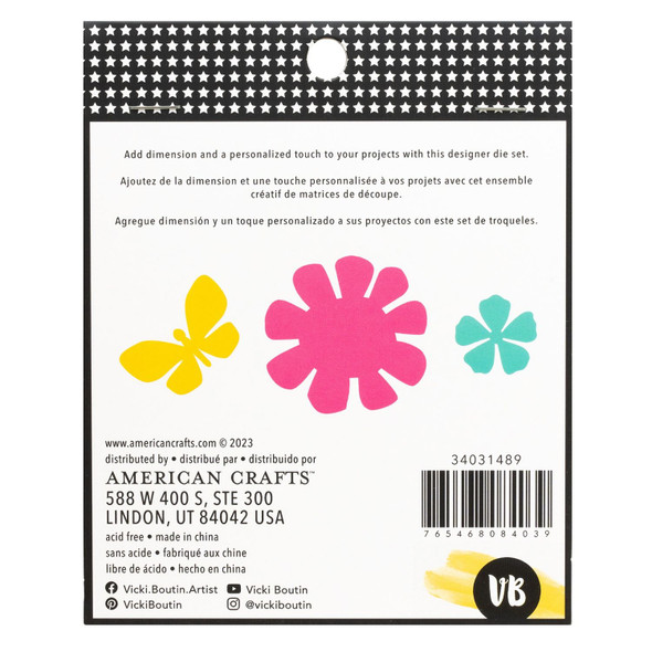 OakridgeStores.com | Vicki Boutin - Floral And Butterfly - Metal Dies - 34031489 765468084039