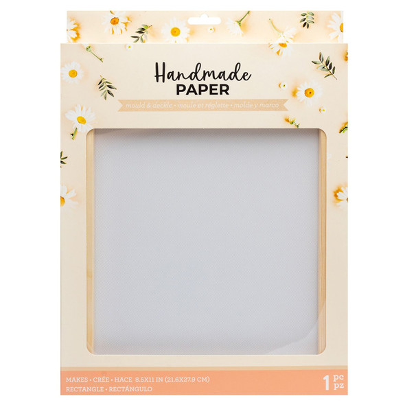 OakridgeStores.com | American Crafts - Medium Rectangle - Handmade Paper Mould & Deckle Kit - 8.5 x 11 inches - 34017562 718813186001