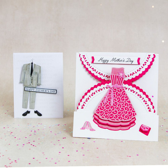 OakridgeStores.com | Tonic Studios - Tonic Craft Kit Issue 83 "Prom Me To You" - Prom Dresses & Suits Die & Clear Stamp Set - TCK83 841079175837