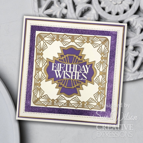 OakridgeStores.com | Creative Expressions - Art Deco Decorative Tag Duo - Craft Dies by Sue Wilson - CED4488
