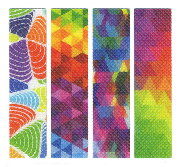 OakridgeStores.com | The Pencil Grip - Bumpy Brights Zen Strips - Sensory Fidget Strips 4-Pack - TPG-856