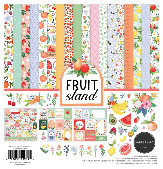 OakridgeStores.com | Carta Bella - Fruit Stand - Collection Kit 12 x 12 - CBFST379016 691835419695