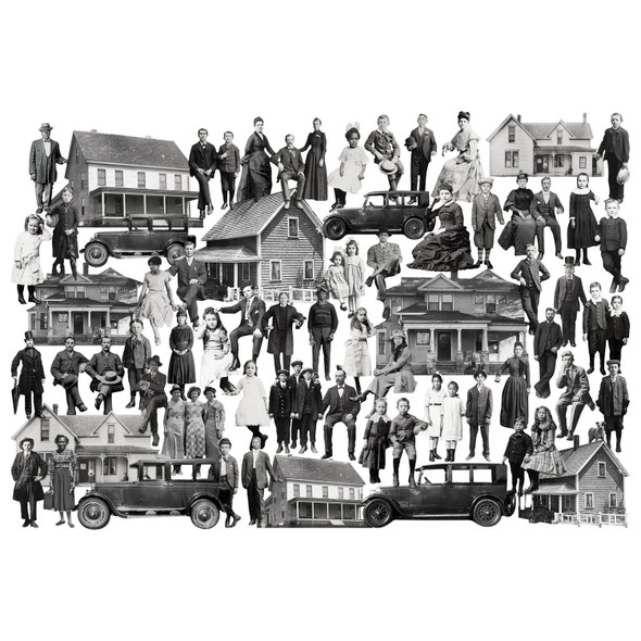 OakridgeStores.com | Tim Holtz - Advantus - 62 Pieces - Tim Holtz Idea-ology Paper Doll Poses - Paper Ephemera Embellishments - TH94376 040861943764