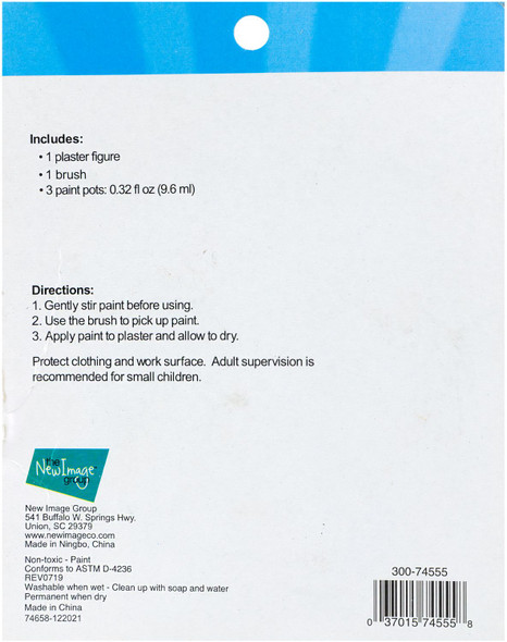 OakridgeStores.com | CousinDIY - Unicorn Portrait - 3D Plaster Kit - 300-74555 037015745558