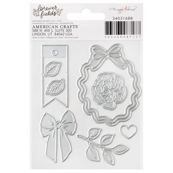 OakridgeStores.com | American Crafts - 8/Pkg - Maggie Holmes Forever Fields Metal Die Set - Die Cutting - 34031688 765468087177