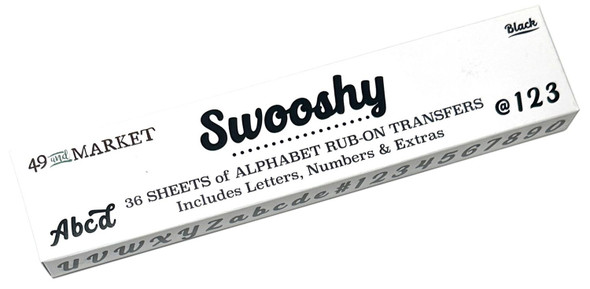 OakridgeStores.com | 49 and Market - Swooshy - Rub-On Transfer Alphabet Set - ARO-29185 786724929185