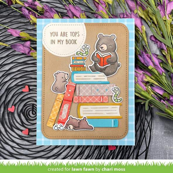 OakridgeStores.com | Lawn Fawn - Book Collection - Lawn Cuts Custom Craft Die - LF3510 789554582551