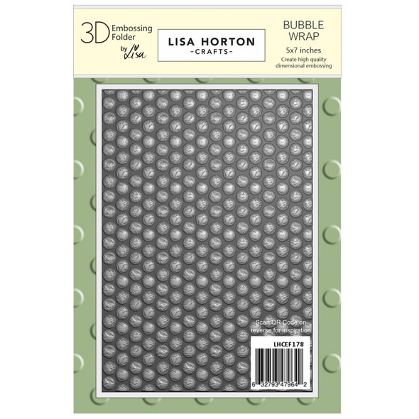 OakridgeStores.com | Lisa Horton Crafts - Bubble Wrap - 3D Embossing Folder, 5 x 7 in - LHCEF178 632793479642