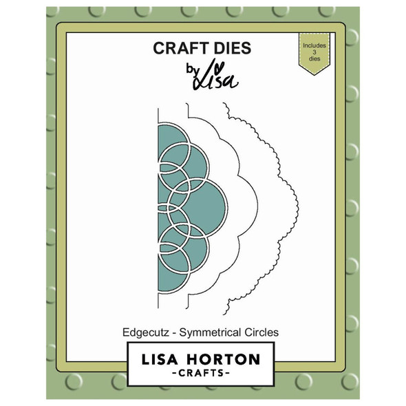 OakridgeStores.com | Lisa Horton Crafts - Symmetrical Circles - Edgecutz Dies - LHCCD239 792816359501