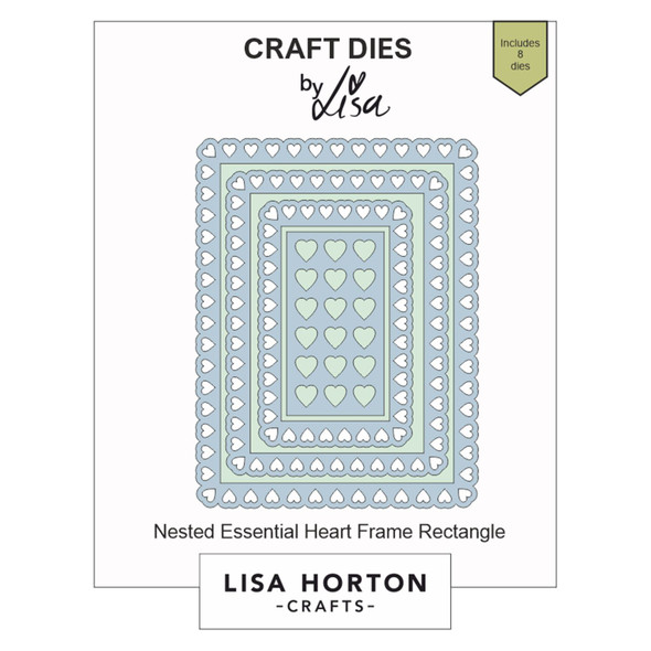 OakridgeStores.com | Lisa Horton Crafts - Essential Heart Frame - Nested Dies - LHCCD244 792816359556