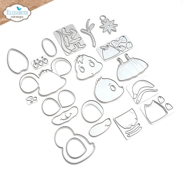 OakridgeStores.com | Elizabeth Craft Designs - Little Mouse - Metal Die Set - 20 Dies - 2204 741527316938
