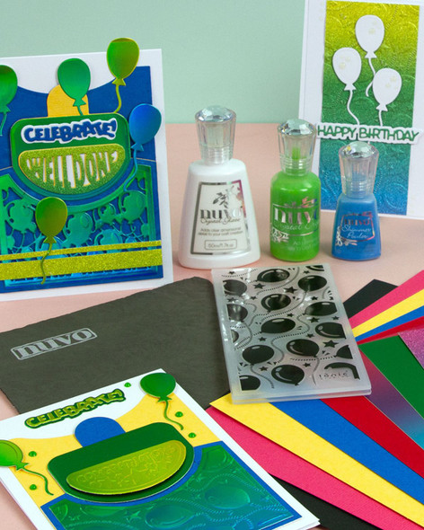 OakridgeStores.com | Tonic Studios - April 2025 - Tonic Craft Kit - Issue 90 - Celebrate Gift Card - Gift Card Holder Paper Craft Kit - TCK90 841079175905