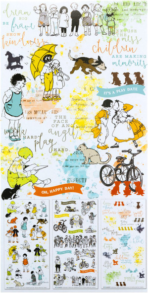 OakridgeStores.com | 49 and Market - Toddler Time Essentials - Rub-On Transfer Set - TT-30174 786724930174