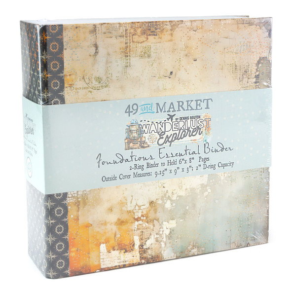 OakridgeStores.com | 49 and Market - Wanderlust Explorer - Foundations Binder Album - DWE-30488 786724930488