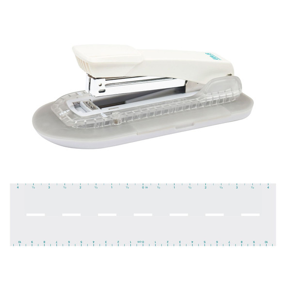 OakridgeStores.com | We R Makers - Cinch Stapler White/Blue - Craft Stapler Tool - CRTOF-00010 765468009391