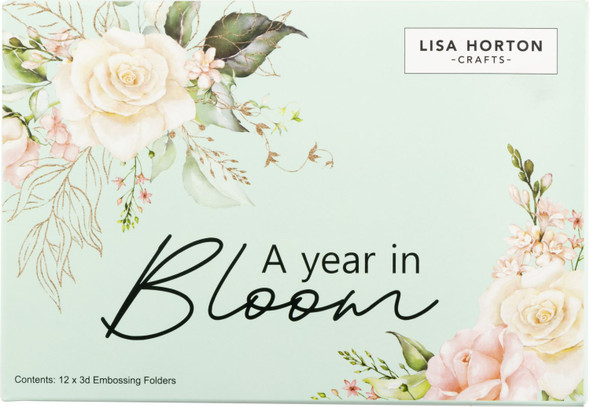 OakridgeStores.com | Lisa Horton Crafts - A Year In Bloom 2025 - Limited Edition 3D Embossing Folders - LHCEF276 780627349446