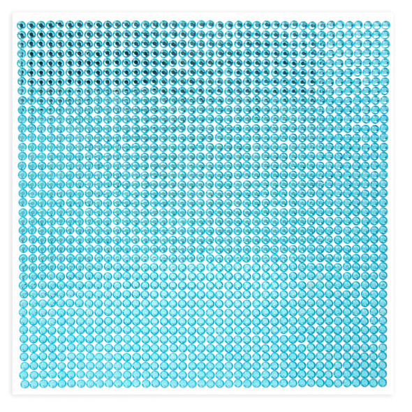 OakridgeStores.com | CousinDIY - Teal - Craft Perfect Gem 10 x 10 inches Gem Sheet 6MM - Craft Embellishment Sheet - 40004409 191648181562