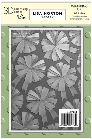 OakridgeStores.com | Lisa Horton Crafts - Wrapping Up - 3D Embossing Folder 5 x 7 inches - LHCEF259 632793482734