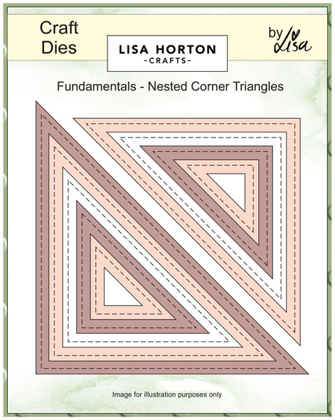 OakridgeStores.com | Lisa Horton Crafts - Corner Triangle - Fundamentals Nested Dies - LHCCD309 632793483380