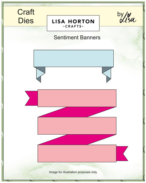OakridgeStores.com | Lisa Horton Crafts - Sentiment Banners - Craft Dies - LHCCD312 632793483410
