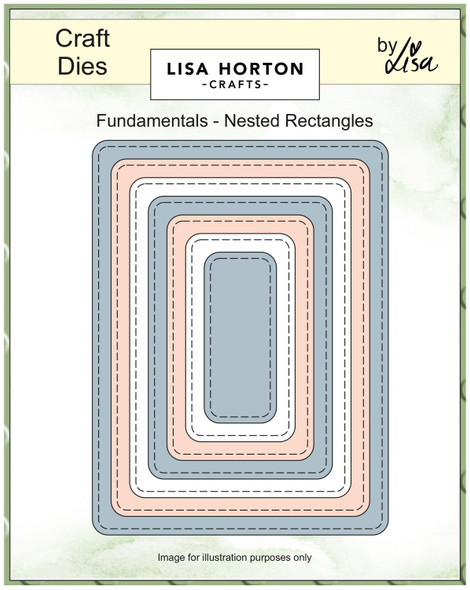 OakridgeStores.com | Lisa Horton Crafts - Rectangles - Fundamentals Nested Dies - LHCCD304 632793483335