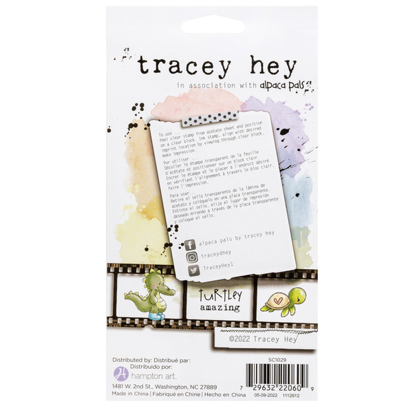 OakridgeStores.com | American Crafts - Croc My World - Hampton Art Clear Stamps - SC1029-HL 729632220609