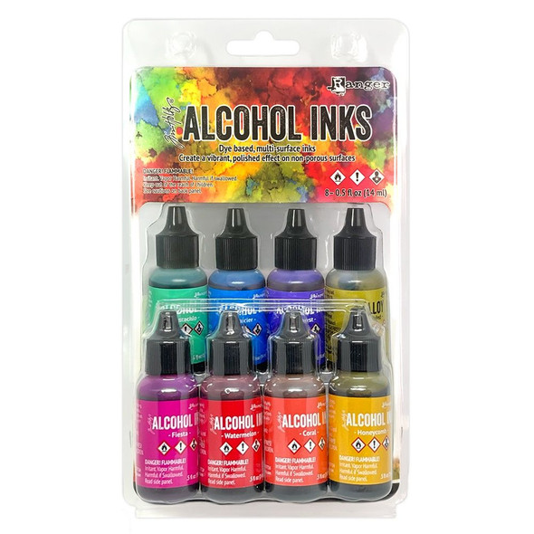 OakridgeStores.com | Tim Holtz - Ranger - Spectrum Retro - Alcohol Ink Kit 8/Pkg - TAK83009 789541083009