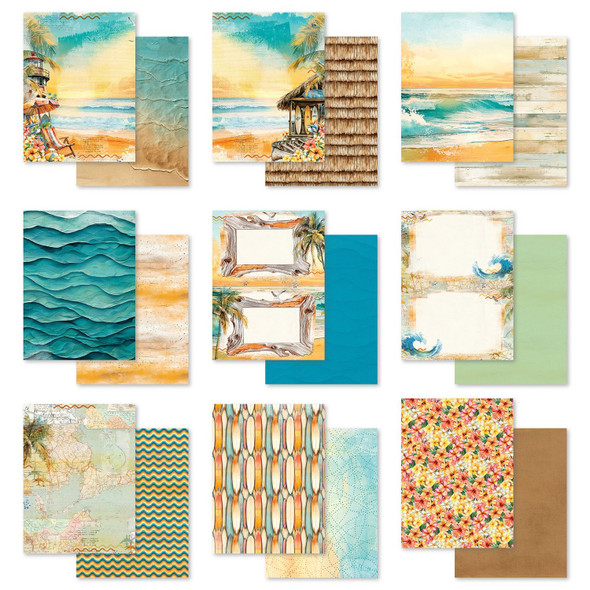 OakridgeStores.com | 49 and Market - Beach Vibes - Collection Pack 6 x 8 inches - DBV-32024 786724932024