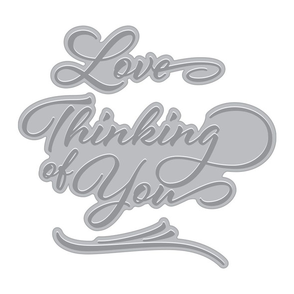 OakridgeStores.com | Hero Arts - Love & Thinking Of You, Lovely - BetterPress & Foil Plates - HP119 085700946308