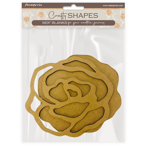 OakridgeStores.com | Stamperia Intl - Venice City of Art roses - Crafty Shapes Embellishments - KLSM56
