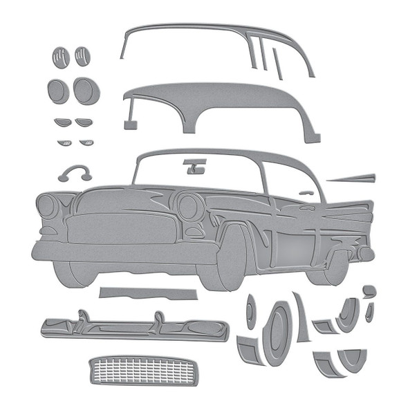 OakridgeStores.com | Spellbinders - Classic Car, Classic Road Legends - Etched Dies by Mindy Eggen - S4-1444 810176104989