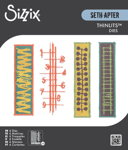 OakridgeStores.com | Sizzix - Stretchers - Thinlits Die Set by Seth Apter - 667022 630454293309