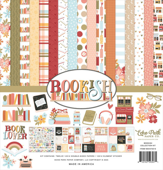 OakridgeStores.com | Echo Park Paper - Bookish - Collection Kit 12 x 12 - BSH475016 810192593071