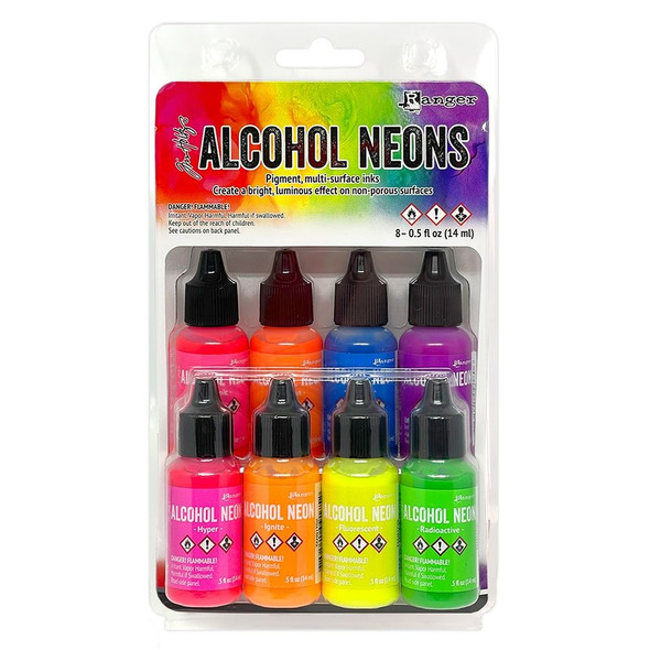 OakridgeStores.com | Tim Holtz - Ranger - Neon - Alcohol Ink Kit 8/Pkg - TAK91820 789541091820