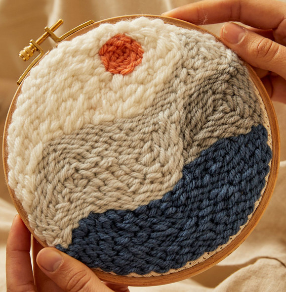 OakridgeStores.com | DMC - Mountain Meditation - Mindful Making Punch Needle Kit - PN001K