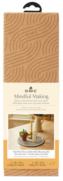 OakridgeStores.com | DMC - Wind Down Table Mat - Mindful Making Crochet Kit - MC101K