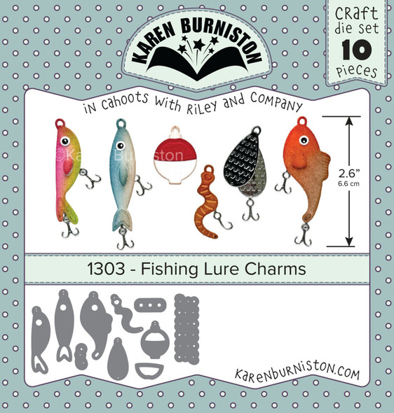OakridgeStores.com | KB Riley - Fishing Lure Charms - Karen Burniston Dies - 1303 084282635310