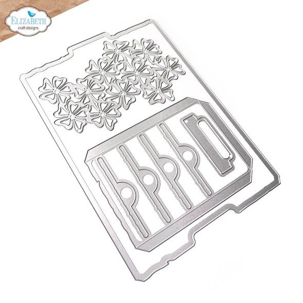 OakridgeStores.com | Elizabeth Craft Designs - Floral Slots File Folder - In the Garden Collection - Thin Metal Die Set - 2264 741527317942