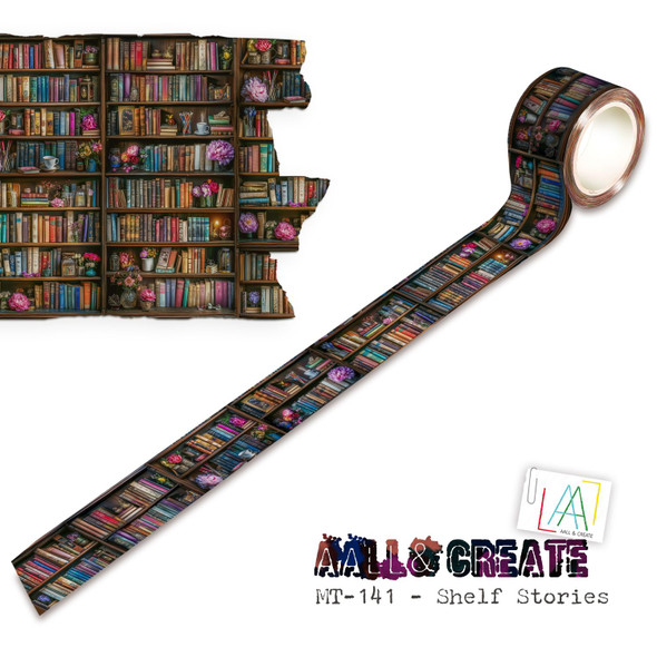 OakridgeStores.com | Aall and Create - Shelf Stories - Layer-It-Up Washi Tape - AALL-MT-141