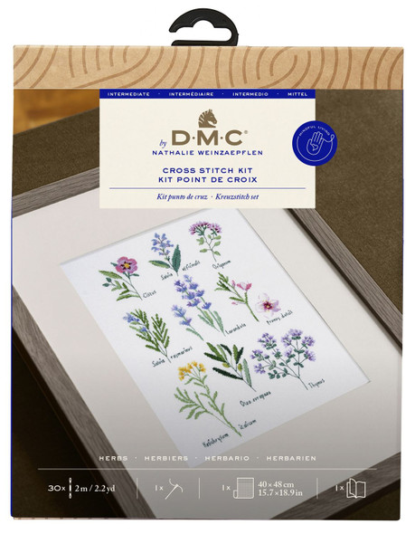 OakridgeStores.com | DMC - Herbs - Mindful Making Advanced Cross Stitch Kit - BK1978