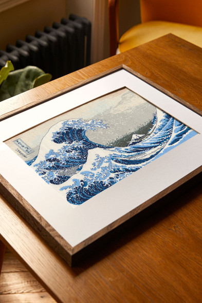 OakridgeStores.com | DMC - The Great Wave by Katsushika Hokusai - Advanced Cross Stitch Kit - British Museum - BL1145/RE/73