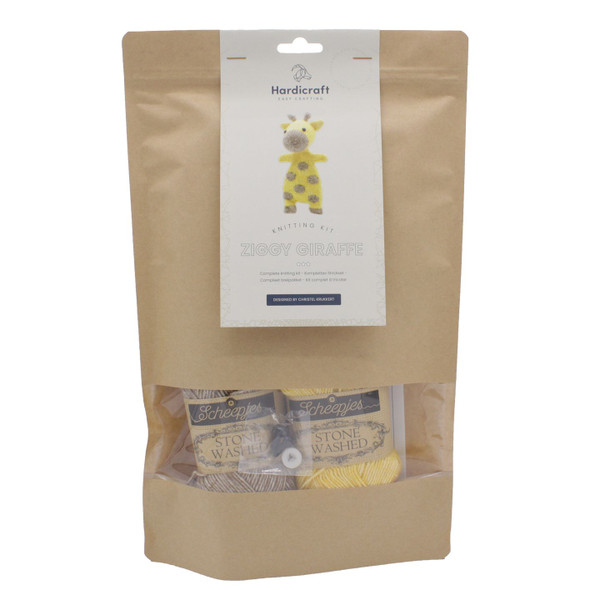 OakridgeStores.com | Hardicraft - Ziggy Giraffe - Amigurumi Knit Kit - HC-41CK01