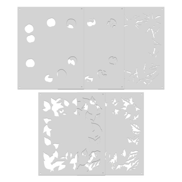 OakridgeStores.com | Hero Arts - Apple Frame - I Pick You Color Layering Stencils - SA313 085700949668