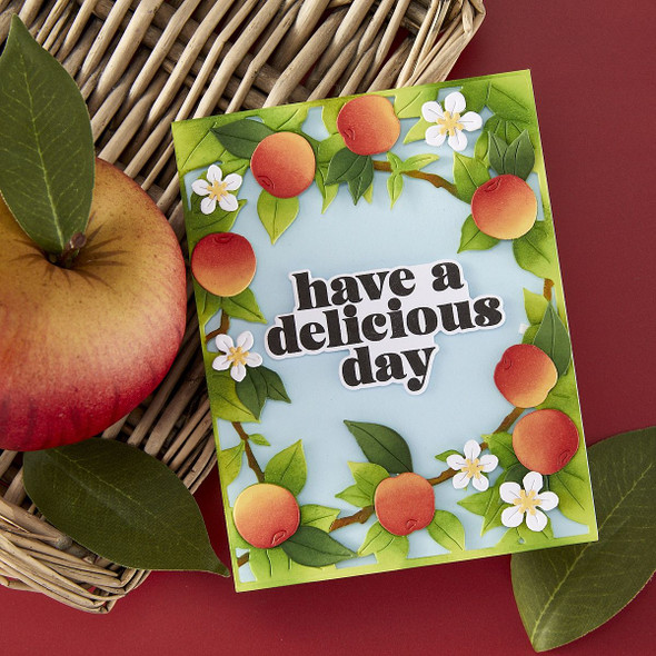 OakridgeStores.com | Hero Arts - Apple Frame - I Pick You Etched Dies - DF264 085700949651